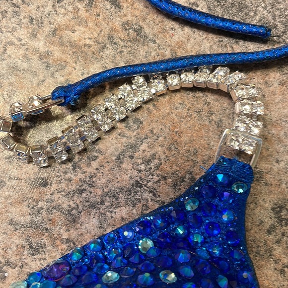 Handmade Blue Fitness Suit - Picture 4 of 9